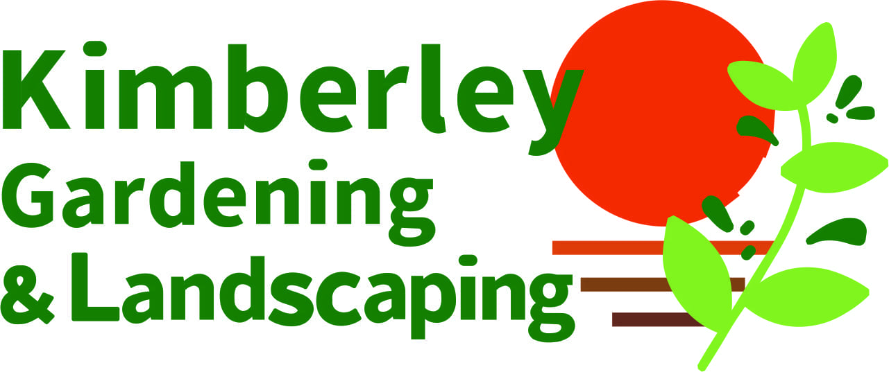 A logo for kimberley gardening and landscaping